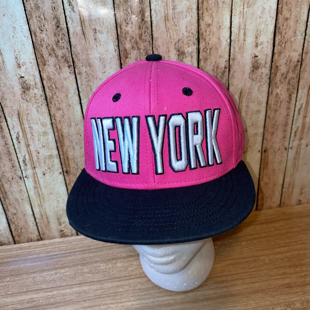 New York Youth SnapBack hat color pink